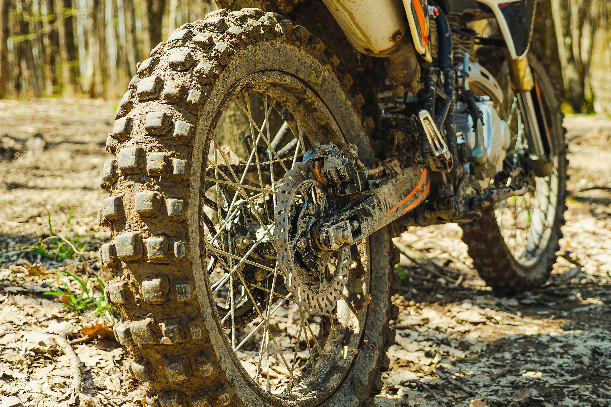 Off-road tyre background